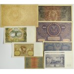 Set, Polish banknotes 1916-40 (9 pieces).