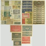 Set, Polish banknotes 1919-48 (approx. 51 pieces).