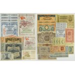 Set of banknotes and bonds, Russia and Ukraine (ca. 34 pcs.)