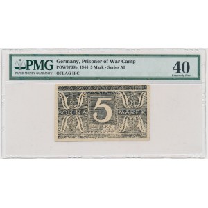 Oflag II C Woldenberg (Dobiegniew), 5 marks 1944 - PMG 40