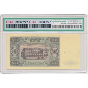 20 gold 1948 - HU - GDA 58