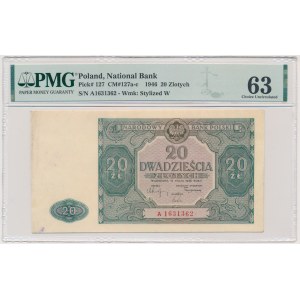 20 gold 1946 - A - PMG 63