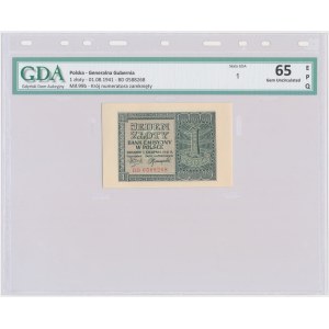 1 złoty 1941 - BD - GDA 65 EPQ