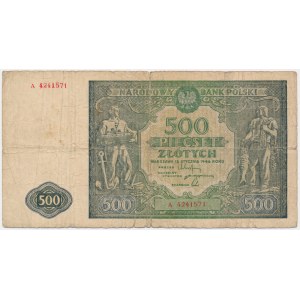 500 zloty 1946 - A - first series