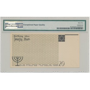 20 Mark 1940 - no. 1 without watermark - PMG 65 EPQ