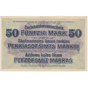 Kowno, 50 mark 1918 - F -