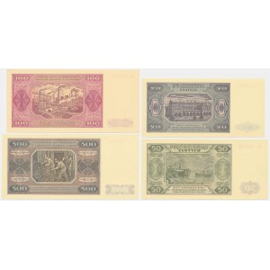 Set, 20-500 gold 1948 (4 pieces).