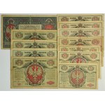 Set, 5-100 marks 1916 - General/General (12 pieces).