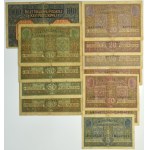 Set, 5-100 marks 1916 - General/General (12 pieces).