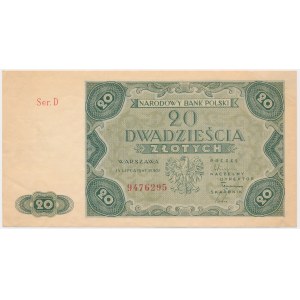20 gold 1947 - D -.