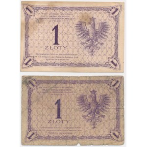 1 gold 1919 - S.8 A and S. 61 B - (2 pieces).