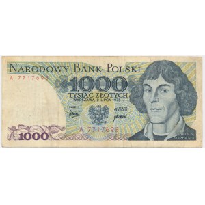 1,000 zloty 1975 - A - first series