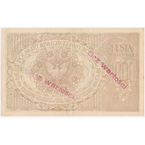 1,000 marks 1919 - Ser.ZS - No value -.