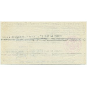 Combat Organization of the Western Territories, a brick for 50 marks