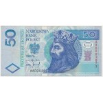 50 złotych 1994 - AA 0003873 - niski numer