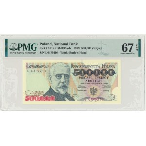 500.000 złotych 1993 - L - PMG 67 EPQ