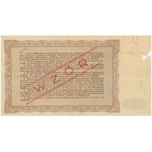Bilet Skarbowy, Emisja I, 50.000 zł 1945 - WZÓR