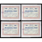 "House of Confectionery" Joint Stock Society, 1,000 mkp, Issue V - set of 4 pcs.