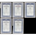 Bank Polski S.A., 100 zloty 1934 - set of 5 pcs.