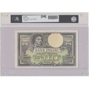 500 zloty 1919 - S.A. - GCN 58