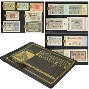 Album with German banknotes (ca. 95 pcs.)