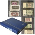 Set, banknotes of the communist period (1944 - 1965) in a clasper (approx. 54 pieces).