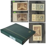 Set, banknotes of the Second Republic and GG (1924 - 1941) in a clasper (approx. 41 pieces).