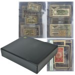 Set, Polish banknotes and notgelds in a clasper (approx. 57 pieces).