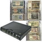 Set, Polish and European banknotes in a clasper (about 136 pieces) - including PMG.