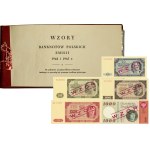 Set, 1948 and 1965 patterns (5 pcs.) in album