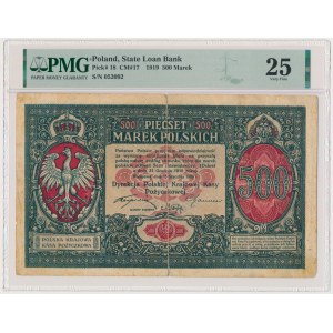 500 marks 1919 - Directorate - PMG 25