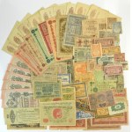 Set of banknotes, Russia and Ukraine (ca. 70 pcs.)