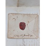PRIVATE LETTER FROM STANISŁAW AUGUST PONIATOWSKI TO PODOLOGIST PĄGOWSKI 1793 FROM WARSAW TO KAMIEŃCA PODOLSKIEGO [PAPER BANKNOTES OF THE INSURANCE OF KOSCUSKOVSKY - J. Honig&Zoonen ][WEST COVER WITH WARSAW STEMPLATE].