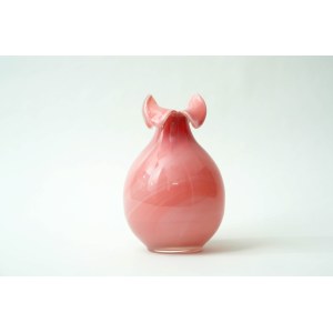 Vase en verre - HS Tarnowiec - Rose