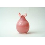 Vase en verre - HS Tarnowiec - Rose
