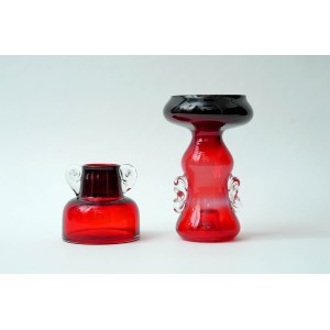Two glass vases - HS Tarnowiec