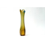 Glass vase , "Rotterdam" with a streak - HSG Ząbkowice - B. Kupczyk