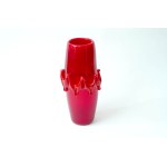 Vase en verre - HS Tarnowiec - avec tresse