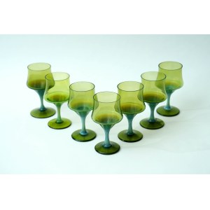 7 glass glasses - HSA Barbara - Z. Horbowy