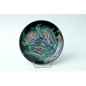 Faience abstract platter - pattern 24 - ZF Kolo