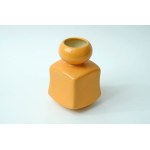 Ceramic vase - Boleslawiec - B. Wolanin - yellow