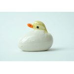 Porcelain figurine , "Hatching duck". - Steatite Katowice - Z. Buksowicz