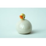 Figurine en porcelaine, Canard à couver. - Steatite Katowice - Z. Buksowicz