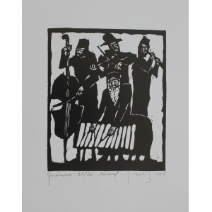 Jerzy Duda-Gracz, Grajkowie from the series Judaica, 1964, later print