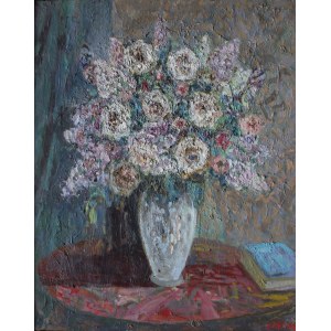 Zygmunt Hyży, Vase with Flowers, 1972