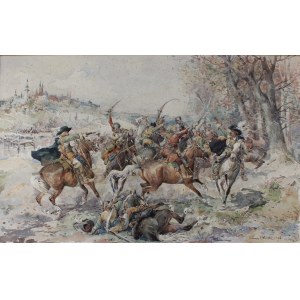 Tadeusz Kokietek, Skirmish with the Swedes, 1960
