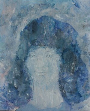 Halina [Helena] Korbik, Potret dziewczyny, 1971