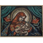 Wladyslaw Skoczylas, Feeding Madonna, 1923