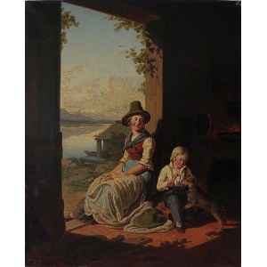 A.N. (19th century), Fisherman's family, 1848