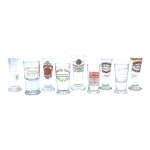 Advertising glasses of liquor factories 58 pieces(19th-20th century).